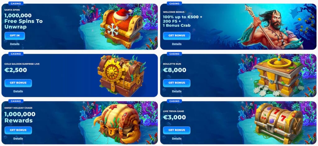 Bonuses posido casino