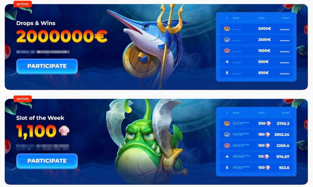 tournament posido casino